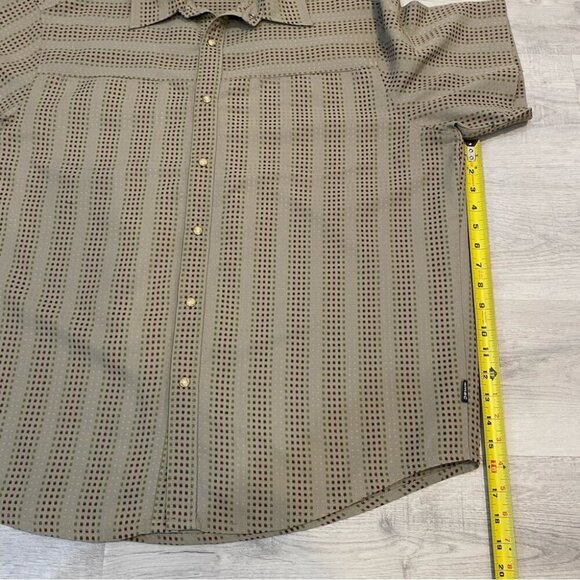MEC Outdoor Woven Casual Button Down Short Sleeve Shirt Size XL Canvas feeling - Picture 9 of 14